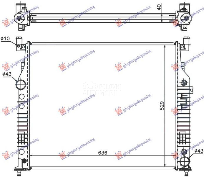 HLADNJAK MOTORA 4.0 DIZEL (MAN