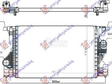 HLADNJAK INTERKULERA SVI MODEL za Mercedes Benz GLB Klasa od 2019. do 2025. god.