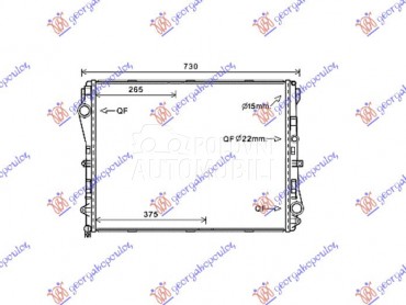 HLADNJAK MOTORA BENZIN/DIZEL ( za Mercedes Benz V Klasa od 2020. do 2025. god.