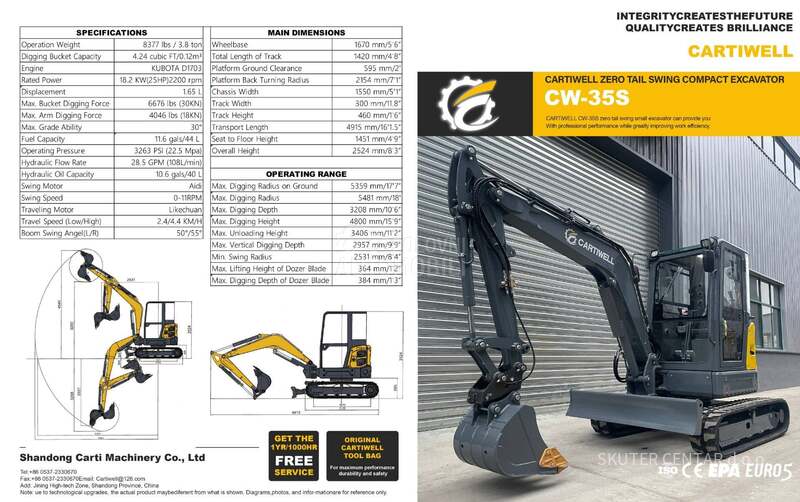Cartiwell MINI BAGER  CW 35S