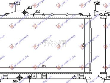 HLADNJAK MOTORA 2.2 DI-D DIZEL za Mitsubishi Outlander od 2016. do 2020. god.