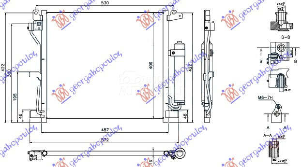 HLADNJAK KLIME 1.5 DCi DIZEL (