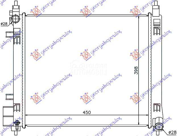 HLADNJAK MOTORA 1.2 DIG (HR12D