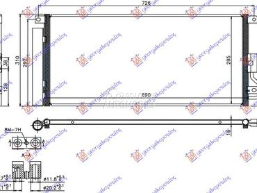 HLADNJAK KLIME 1.4 16v Turbo ( za Opel Mokka X od 2016. do 2025. god.