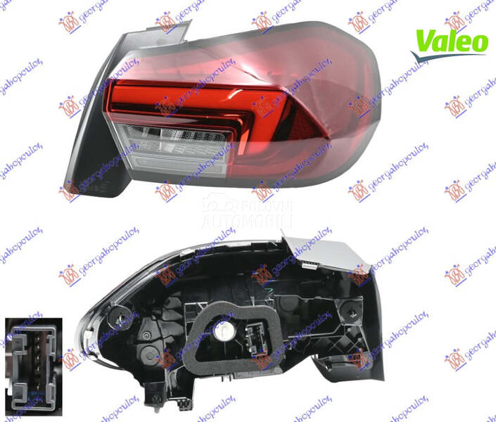 STOP LAMPA SPOLJASNJA LED (VAL