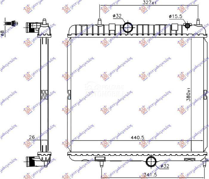 HLADNJAK MOTORA 2.0 Hdi HIBRID
