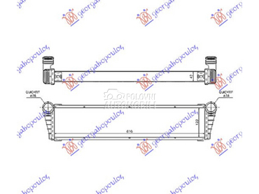 HLADNJAK MOTORA 2.9-S/3.2-S/3. za Porsche Cayman od 2005. do 2010. god.