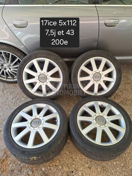 Aluminijumske felne više seta 17" 5 x 112