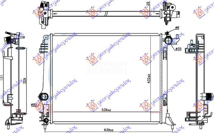 HLADNJAK MOTORA 1.2 Sce-TCE BE