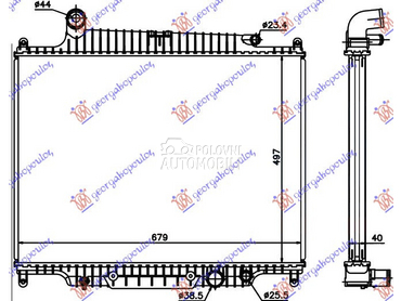 HLADNJAK MOTORA 3.6 TD DIZEL ( za Land Rover Range Rover Sport od 2005. do 2013. god.