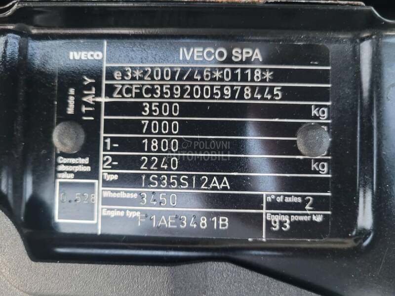 Iveco Daily 35s13 HLADNJACA