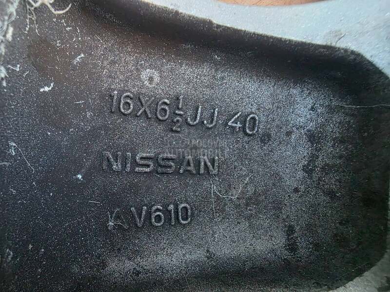 Aluminijumske felne Nisan 5x114,3 16" 5 x 114.3