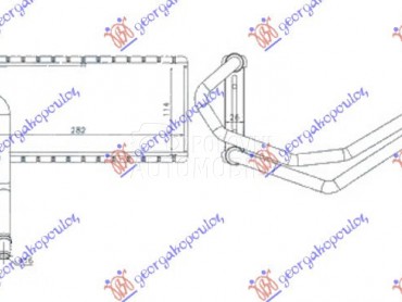 GREJAC KABINE (115x282x26) za Land Rover Range Rover Sport od 2005. do 2013. god.