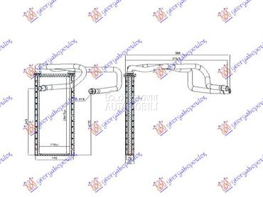 GREJAC KABINE (285x114x26) (NI za Land Rover Range Rover Sport od 2005. do 2013. god.