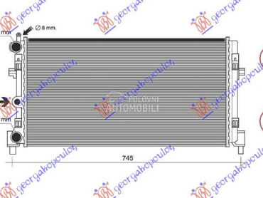 HLADNJAK MOTORA 1.0 BENZIN (MA za Volkswagen Polo od 2021. do 2025. god.
