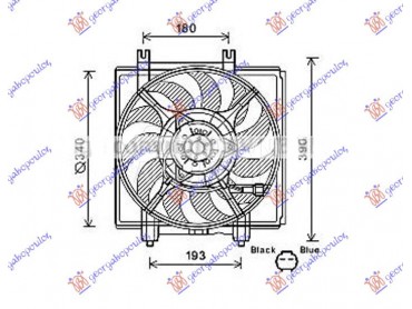 VENTILATOR KOMPLET (2.5 TURBO) za Subaru Legacy od 2010. do 2015. god.