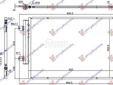 HLADNJAK KLIME 1.6 DDiS DIZEL za Suzuki Vitara od 2019. do 2025. god.
