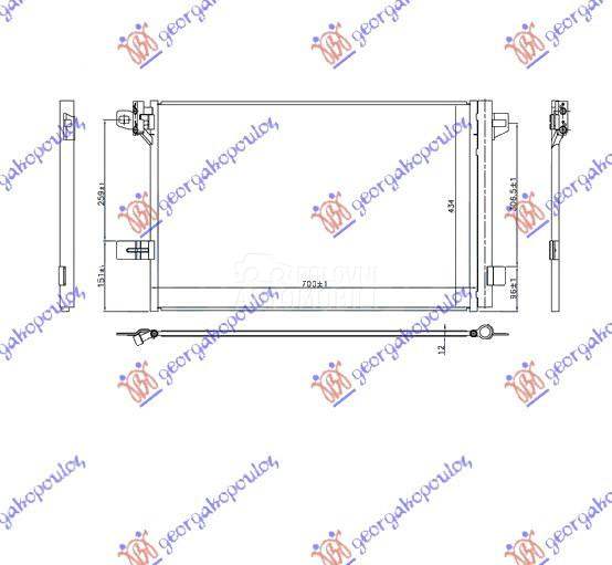 HLADNJAK KLIME ZA SVE MODELE B