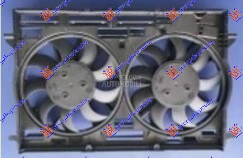 VENTILATOR (DUPLI) KOMPLET (BE