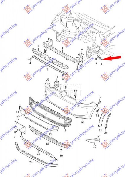 NOSAC PREDNJEG BRANIKA BOCNI P