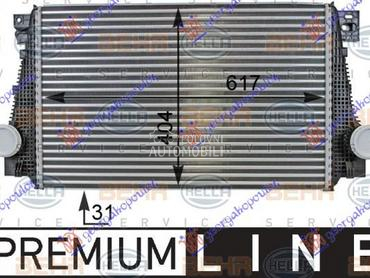 HLADNJAK INTERKULERA 2.0 DIZEL za Volkswagen Amarok od 2016. do 2022. god.