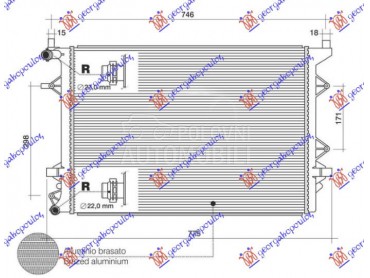 HLADNJAK MOTORA DODATNI 1.4 TS za Volkswagen Jetta od 2014. do 2025. god.