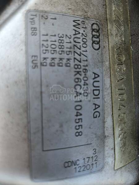 Audi A4 2.0 tfsi dioda