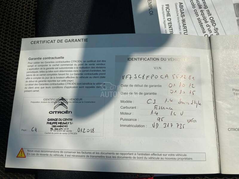 Citroen C3 1.4 95 Exclusive CH