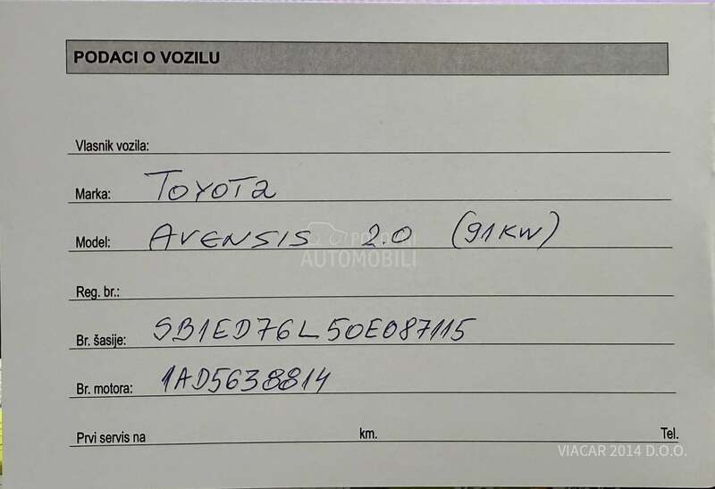 Toyota Avensis D-4D