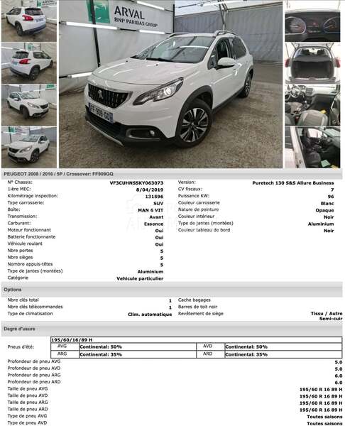 Peugeot 2008 Puretech/Allure/130k