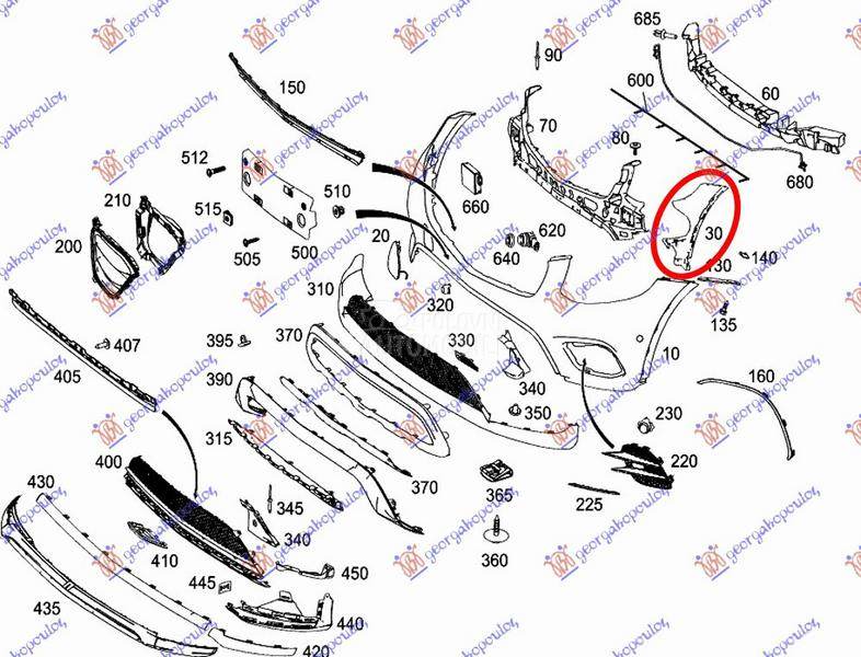 NOSAC PREDNJEG BRANIKA