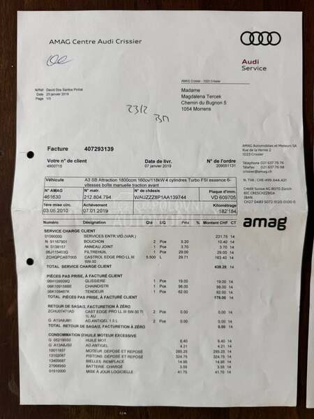 Audi A3 1.8 TFSI