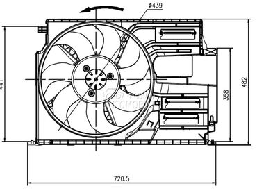 Ventilator za MINI Countryman od 2016. do 2021. god.