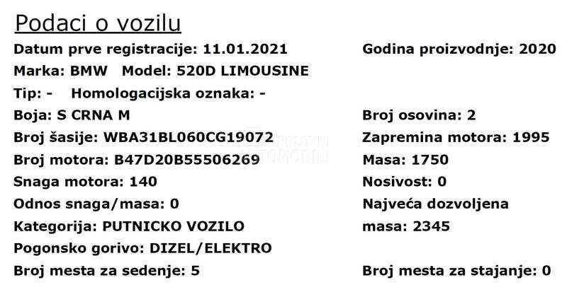 BMW 520 LED/AUT/MHEV