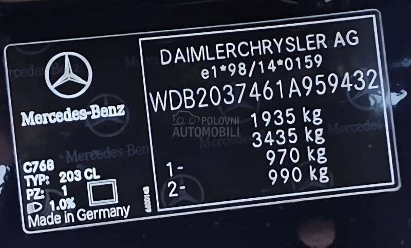 Mercedes Benz C 180 SPORT Edition