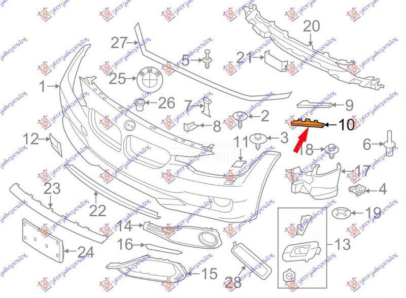 NOSAC PREDNJEG BRANIKA