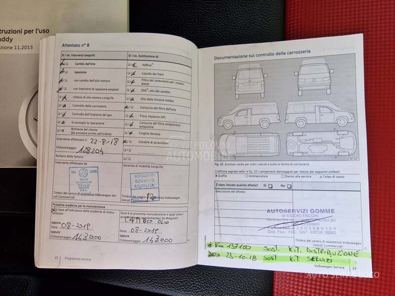 Volkswagen Caddy Maxi 1.4 TGI s ervisiran