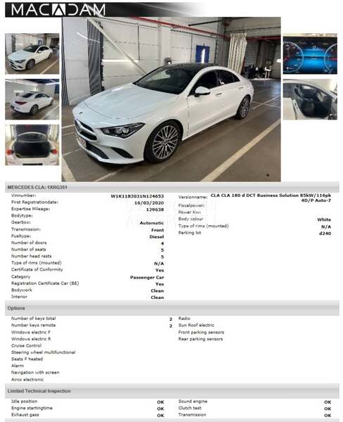 Mercedes Benz CLA 180 Pano/LED/Perla