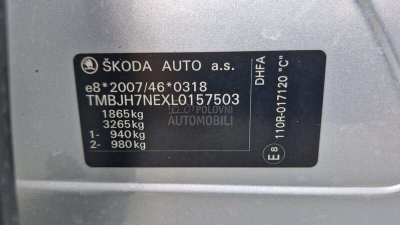 Škoda Octavia 1.5 DSG METAN 88000