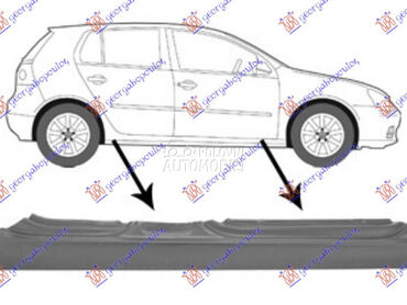 Prag - sajtna za Volkswagen Golf 5 od 2004. do 2008. god.