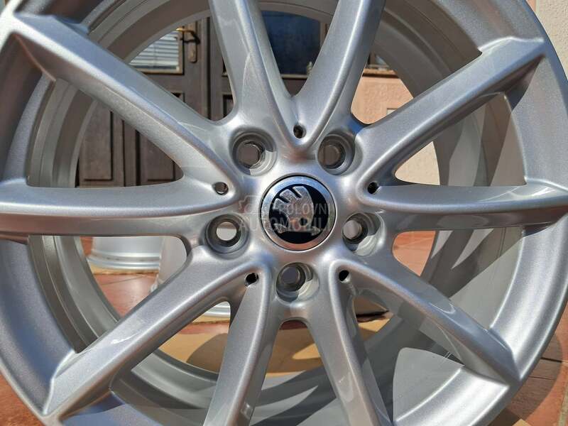 Aluminijumske felne Skoda kao nove 17" 5 x 112