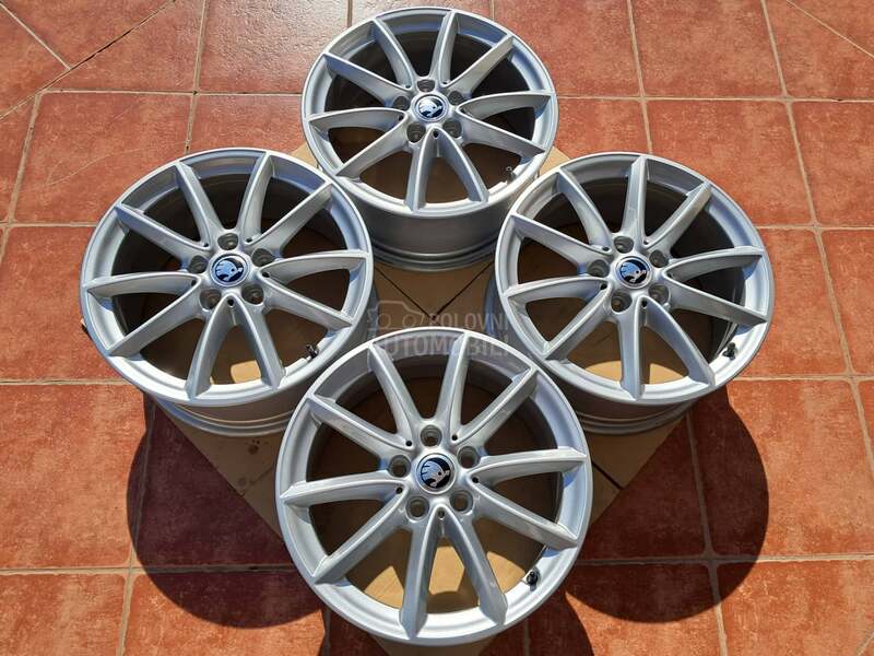 Aluminijumske felne Skoda kao nove 17" 5 x 112