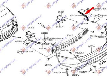 NOSAC ZADNJEG BRANIKA za Nissan X-Trail od 2017. do 2021. god.