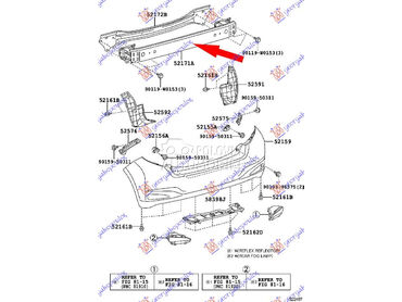 Sina branika za Toyota Yaris od 2017. do 2020. god.