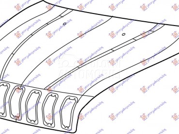 Hauba za Jeep Cherokee od 2014. do 2019. god.