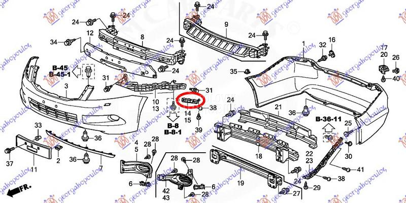NOSAC PREDNJEG BRANIKA
