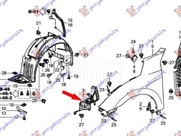 Nosac za Honda Civic od 2016. do 2022. god.