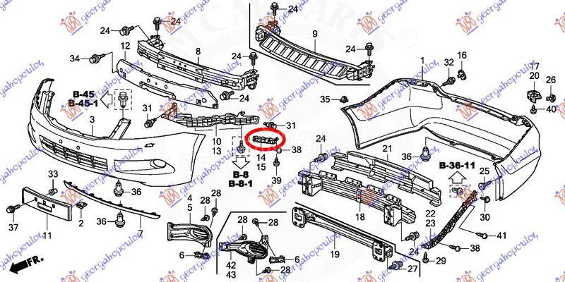 NOSAC PREDNJEG BRANIKA