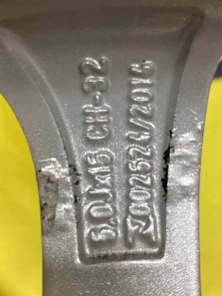Aluminijumske felne  15" 4 x 100