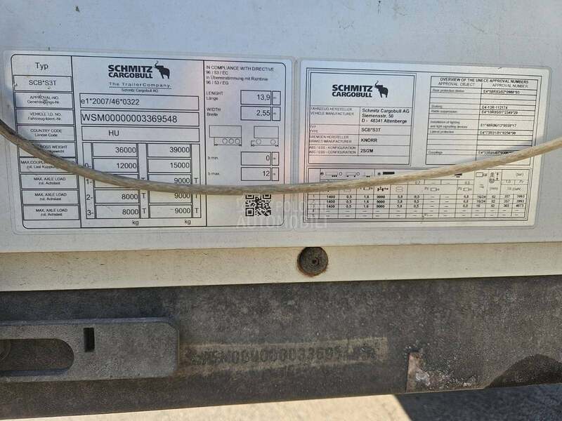 Schmitz SCB S3T Standard 14komada